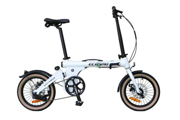 rent Anemone fisk himmel Buy 16" Wheel Lightweight Alloy Folding Bicycle Dual Disc - White | Panlova