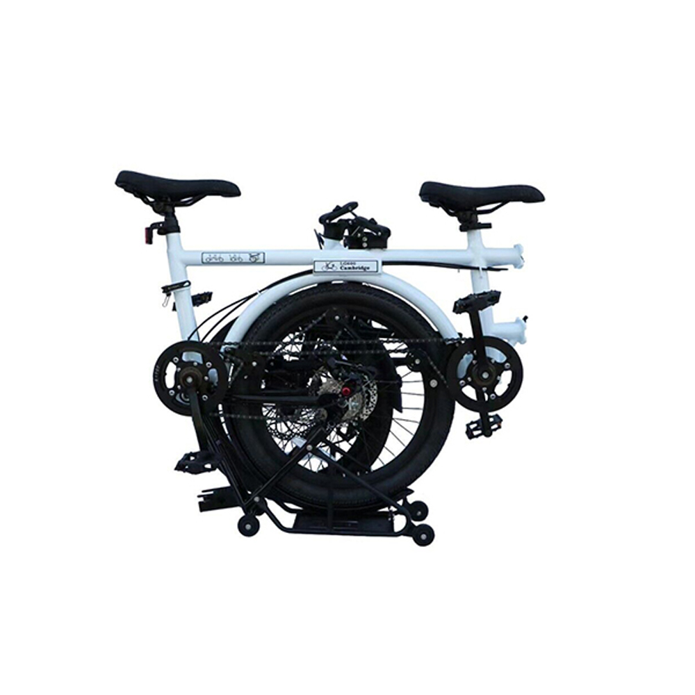Ecosmo 20″ Wheel New 4-Way Folding Steel Tandem Bike-2